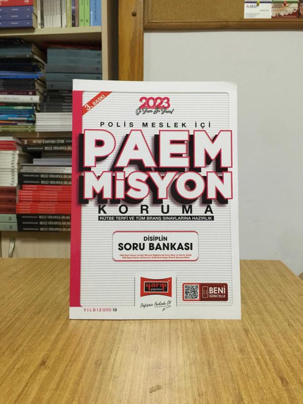 2023 Polis Meslek İçi PAEM Misyon Koruma Disiplin Soru Bankası Yargı Yayınları