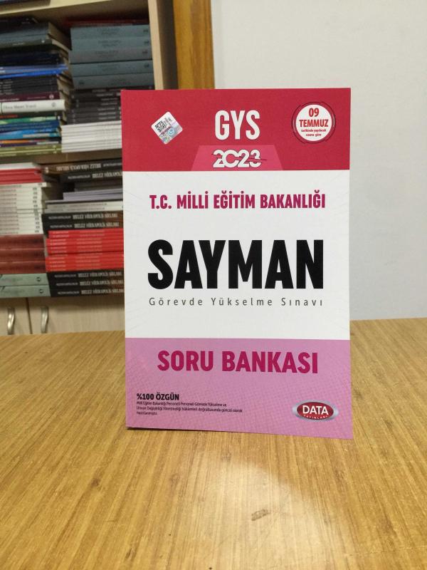 2023 T.C. Milli Eğitim Bakanlığı Sayman GYS Soru Bankası Data Yayınları