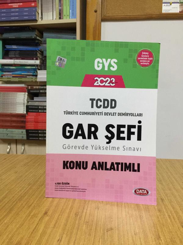 2023 TCDD Gar Şefi GYS Konu Anlatımı Data Yayınları