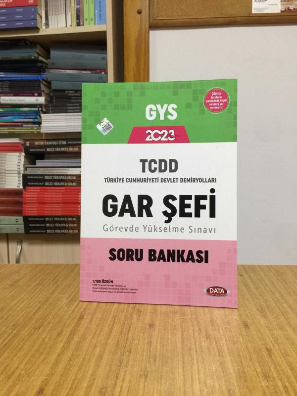 2023 TCDD Gar Şefi GYS Soru Bankası Data Yayınları