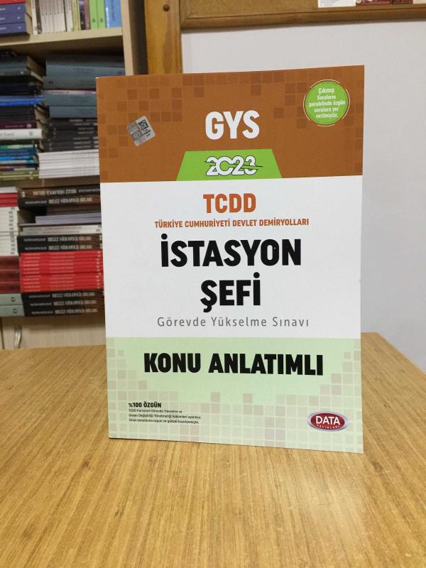 2023 TCDD İstasyon Şefi GYS Konu Anlatımlı Data Yayınları