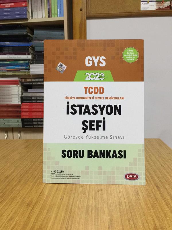 2023 TCDD İstasyon Şefi GYS Soru Bankası Data Yayınları