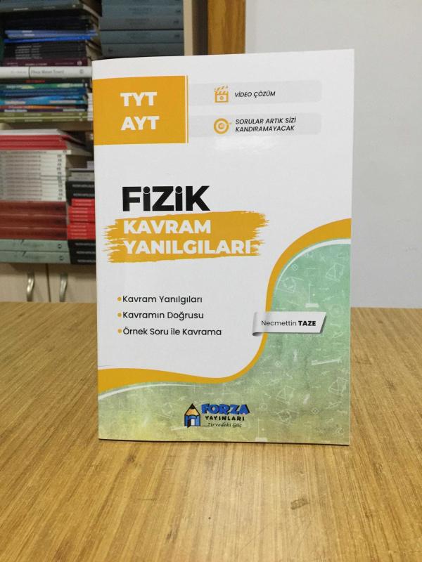2023 TYT AYT Kavram Yanılgıları ile Fizik Soru Bankası Forza Yayıncılık