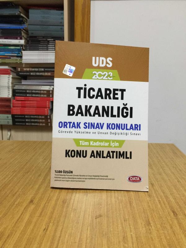 2023 UDS GYS T.C. Ticaret Bakanlığı Gümrükler Genel Müdürlüğü Soru Bankası Data Yayınları