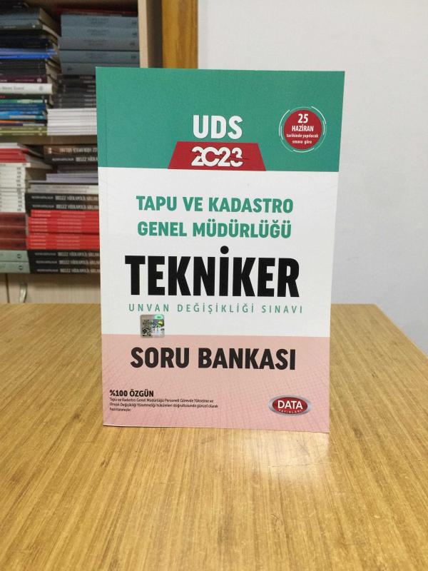 2023 UDS Tapu ve Kadastro Genel Müdürlüğü UDS Tekniker Soru Bankası Data Yayınları