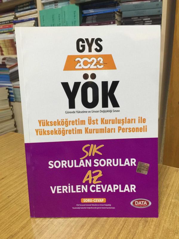 2023 YÖK Personeli GYS Sık Sorulan Sorular Az Verilen Cevaplar Soru-Cevap Data Yayınları