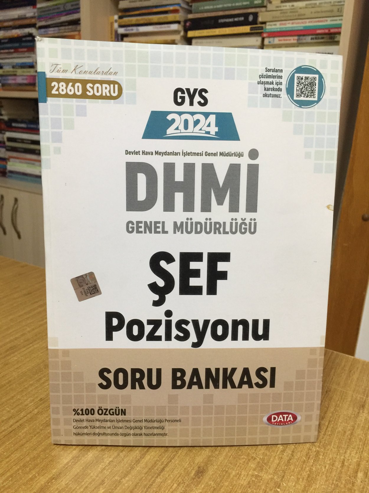 2024 GYS DHMİ Genel Müdürlüğü Şef Pozisyonu GYS Soru Bankası Data Yayınları