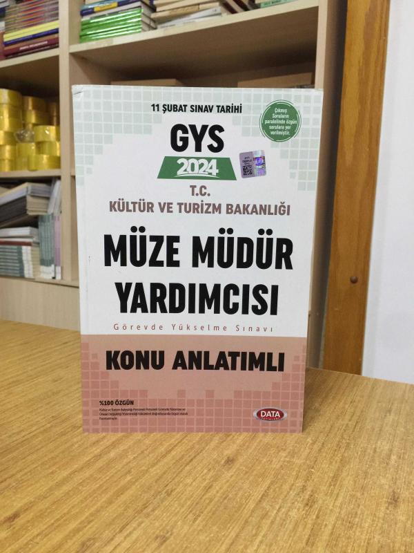 2024 GYS Kültür ve Turizm Bakanlığı Müze Müdür Yardımcısı GYS Konu Anlatımlı Data Yayınları