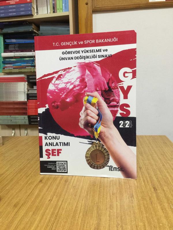 2024 GYS T.C. Gençlik ve Spor Bakanlığı Görevde Yükselme ve Ünvan Değişikliği Sınavı Şef Temsil Kitap