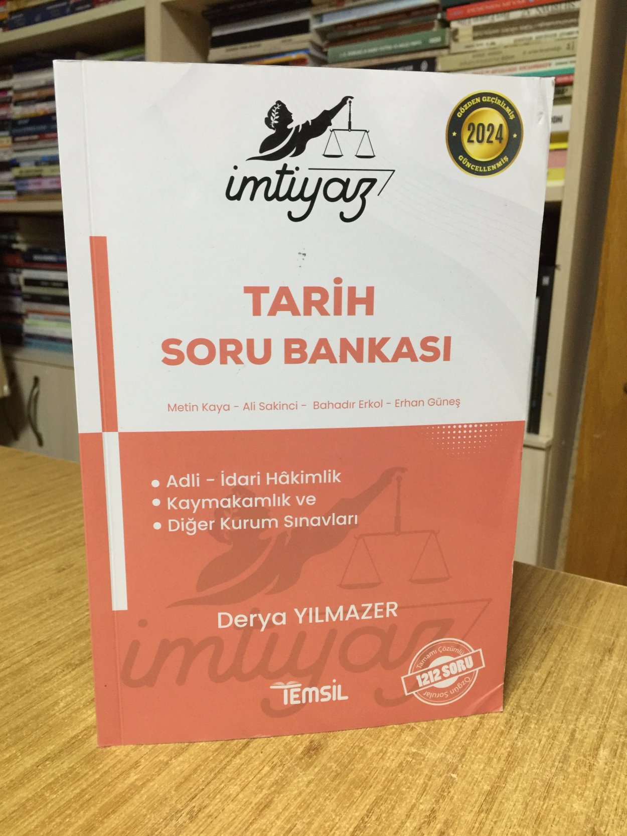 2024 İmtiyaz Adli İdari Hakimlik Soru Bankası Tarih Temsil Kitap