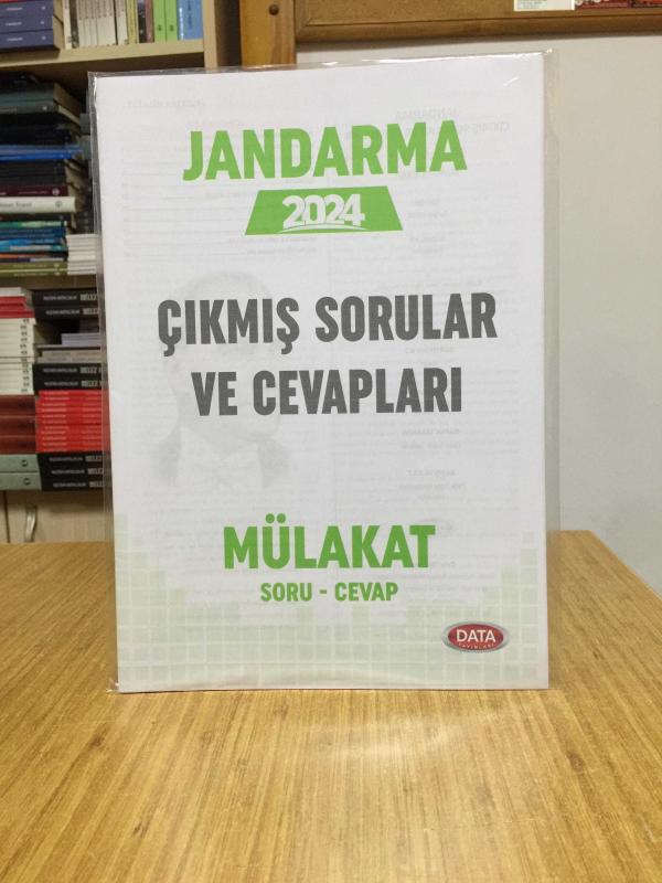 2024 Jandarma Mülakat Çıkmış Sorular ve Cevapları Data Yayınları