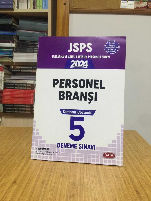 2024 JSPS Jandarma ve Sahil Güvenlik Personeli Sınavı Jandarma Branşı Personeli Tamamı Çözümlü 5 Deneme Sınavı Data Yayınları