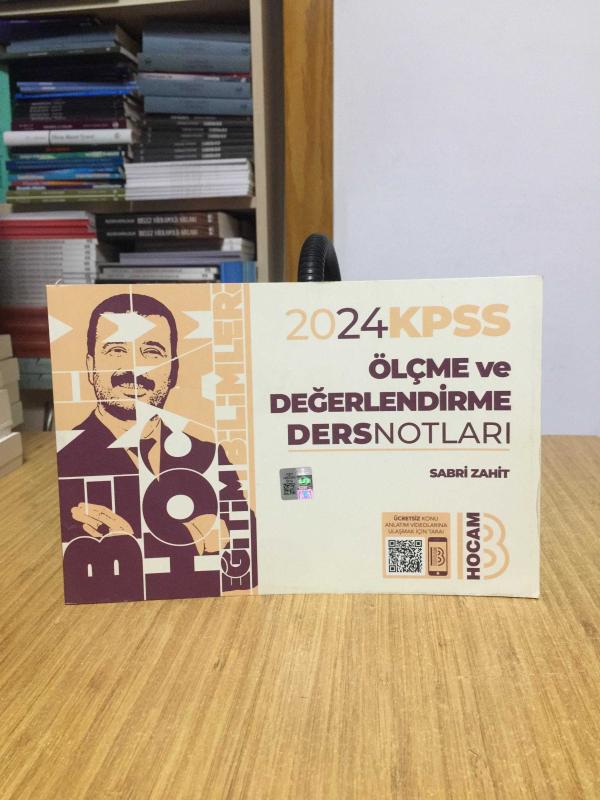 2024 KPSS Eğitim Bilimleri Ölçme ve Değerlendirme Ders Notları Benim Hocam Yayınları