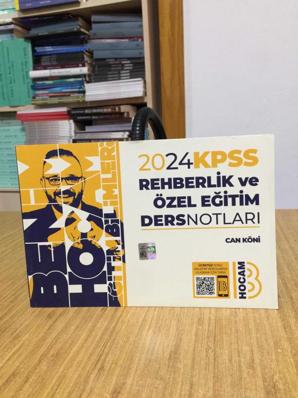 2024 KPSS Eğitim Bilimleri Rehberlik ve Özel Eğitim Video Ders Notları Benim Hocam Yayınları