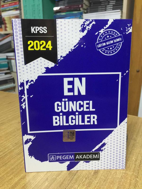 2024 KPSS En Güncel Bilgiler (Roman Boy) Pegem Akademi Yayıncılık