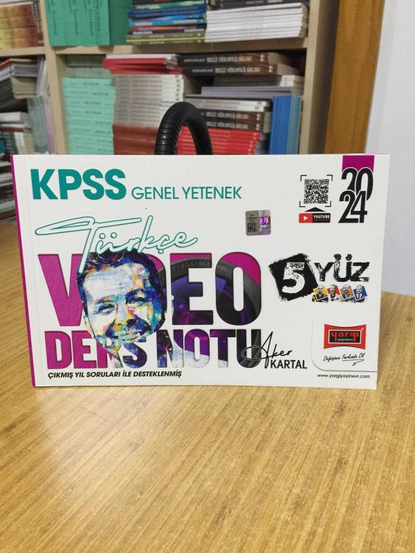2024 KPSS Genel Yetenek 5Yüz Türkçe Video Ders Notları Yargı Yayınları