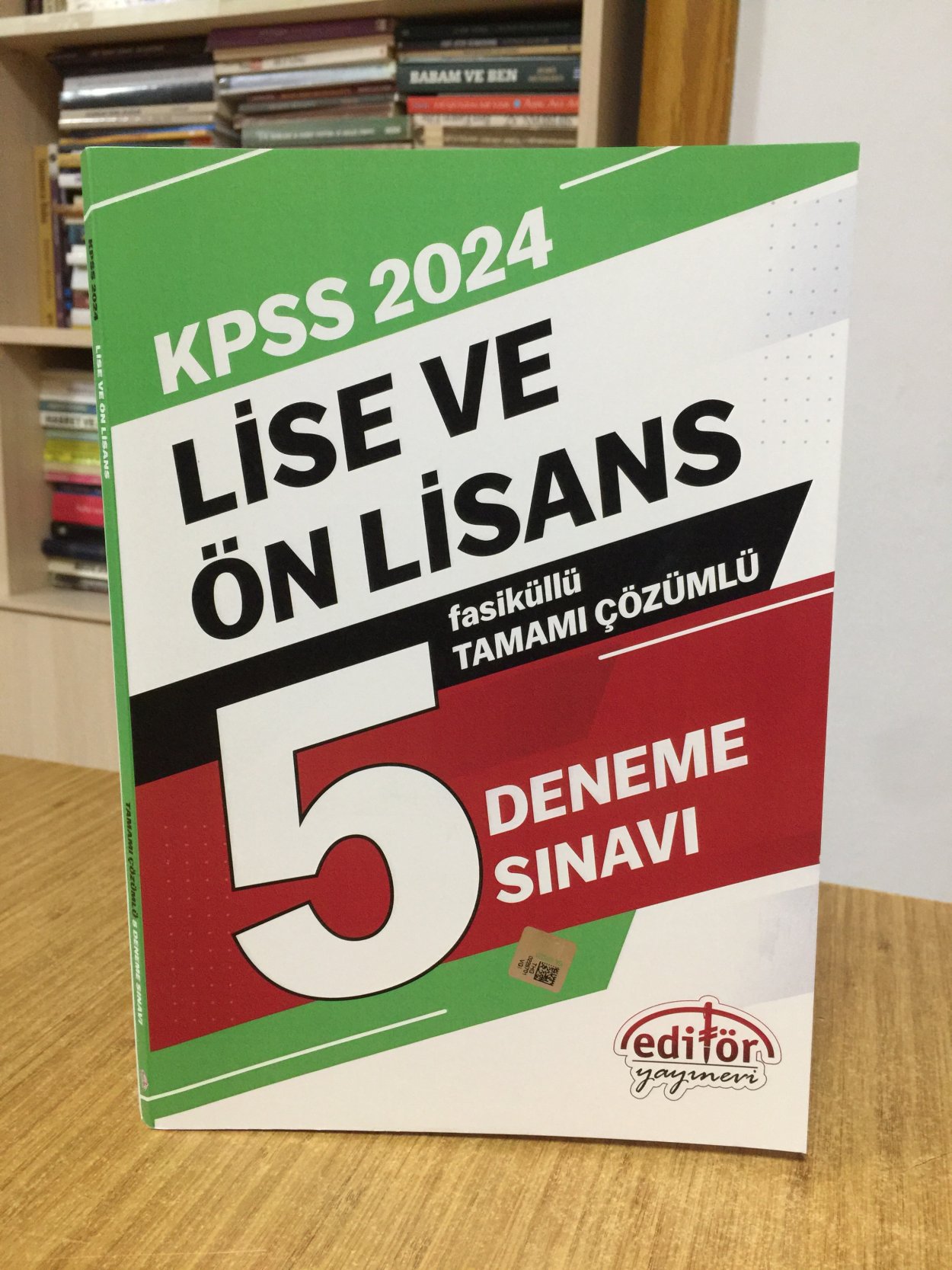 2024 KPSS Lise ve Ön Lisans Tamamı Çözümlü 5 Fasikül Deneme Sınavı Data Yayınları