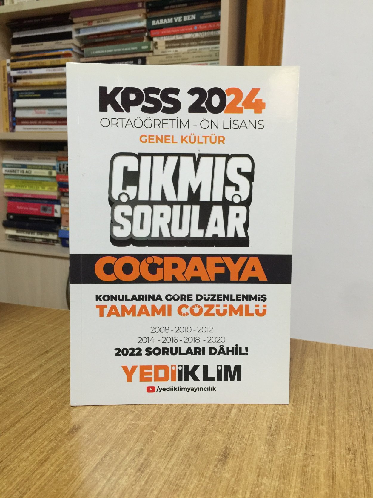 2024 KPSS Ortaöğretim-Önlisans Coğrafya Konularına Göre Çıkmış Sorular Yediiklim Yayınları