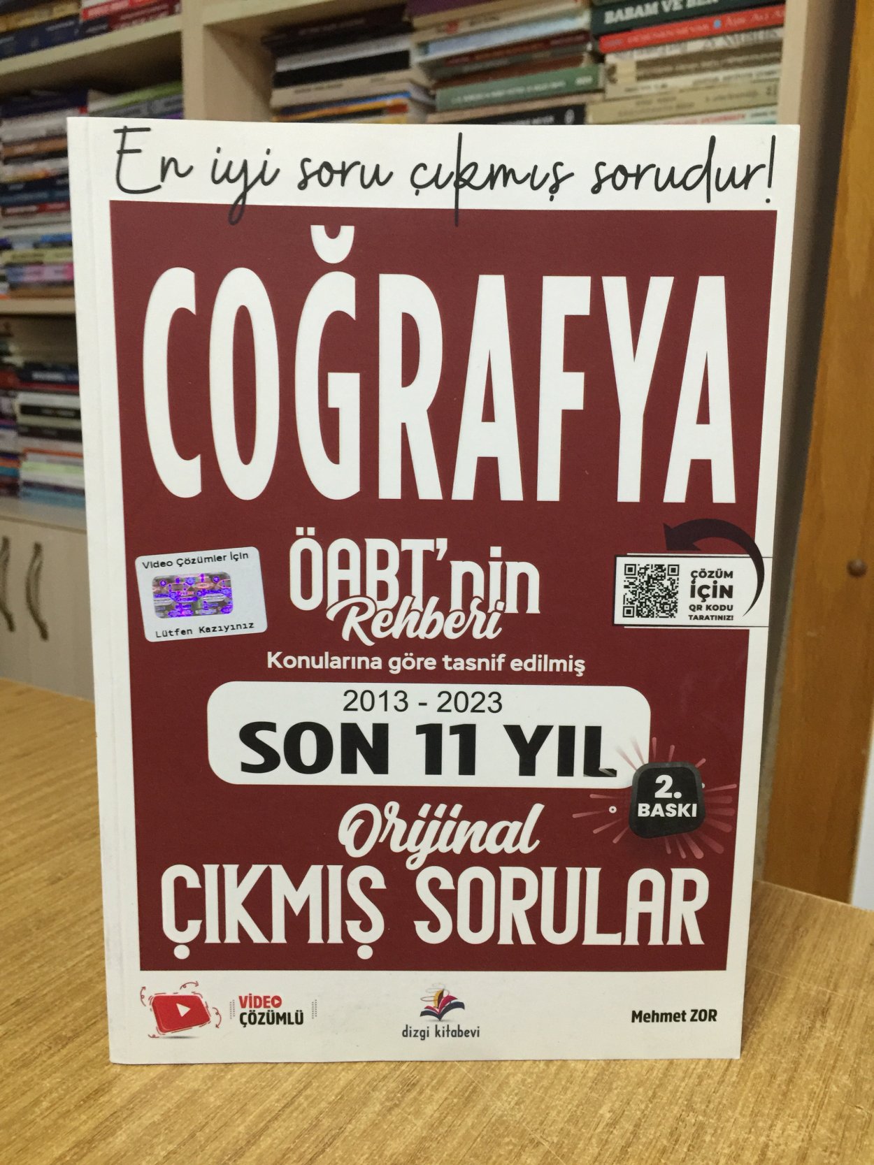 2024 ÖABT Coğrafya Öğretmenliği Çıkmış Sorular Son 11 Yıl Çözümlü (2013-2023) Dizgi Kitap Yayınları