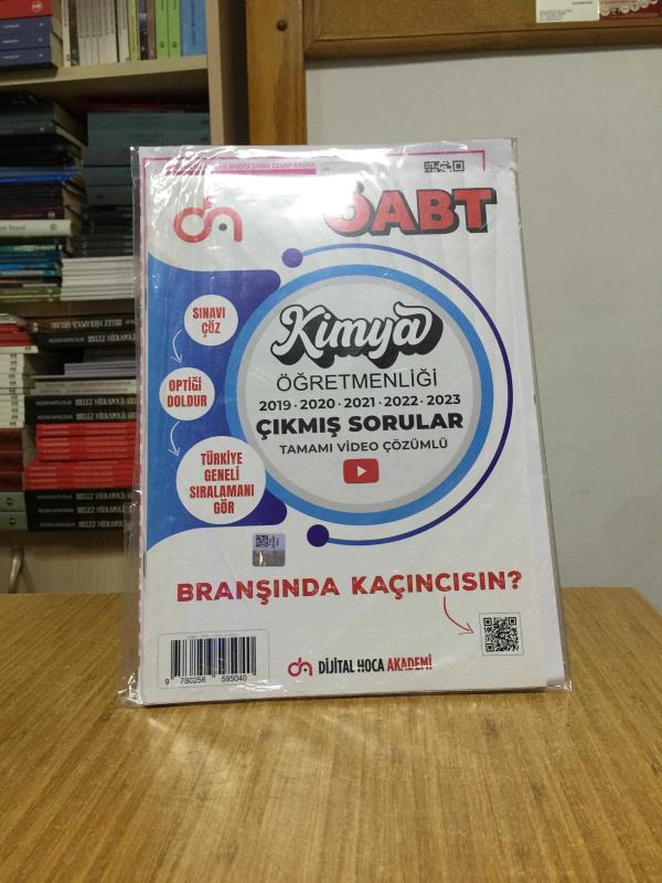 2024 Öabt Kimya Öğretmenliği Son Beş Yıl Çıkmış Sorular Tamamı Video Çözümlü