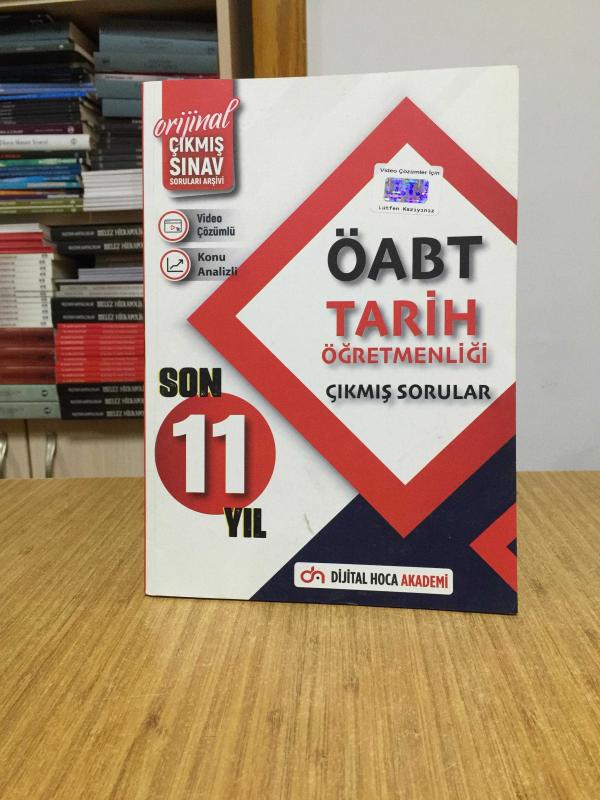 2024 ÖABT Tarih Öğretmenliği Son 11 Yıl Orijinal Çıkmış Sınav Soruları Konu Analizli- Video Çözümlü Dijital Hoca