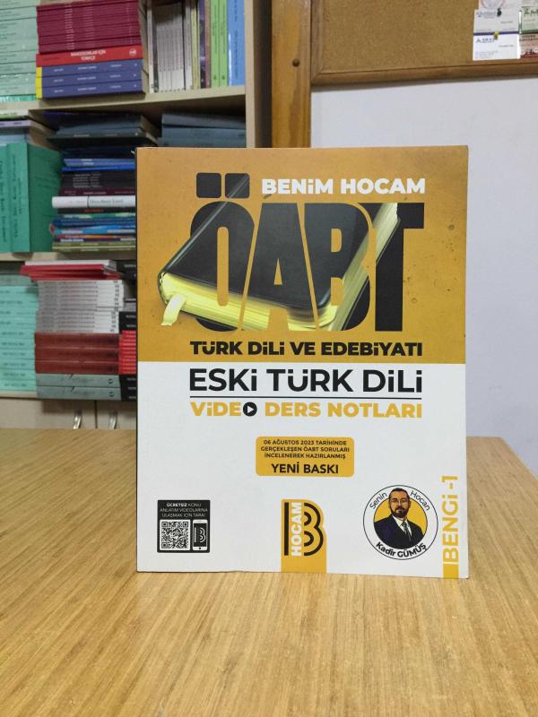 2024 ÖABT Türk Dili ve Edebiyatı Eski Türk Dili Video Ders Notları BENGİ 1 Benim Hocam Yayınları