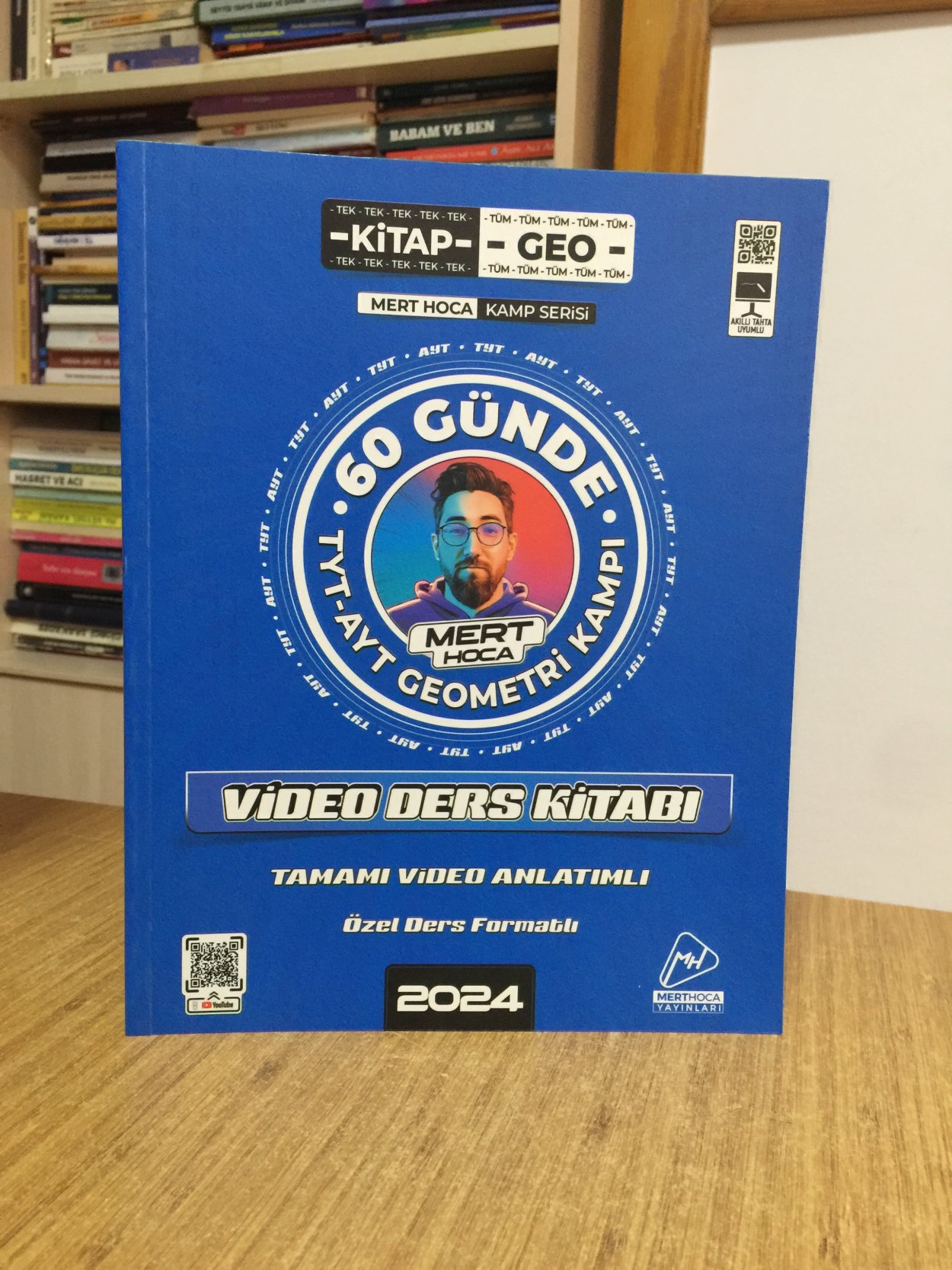 2024 TYT AYT Geometri 60 Günde Kampı Video Ders Kitabı Mert Hoca Yayınları