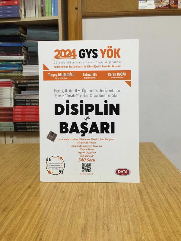 2024 YÖK Üst Kuruluşları ile YÖK Personeli GYS Disiplin ve Başarı Data Yayınları