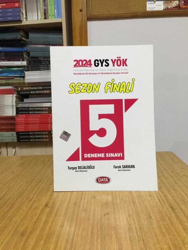 2024 YÖK Üst Kuruluşları ile YÖK Personeli GYS Sezon Finali 5 Deneme Sınavı Data Yayınları
