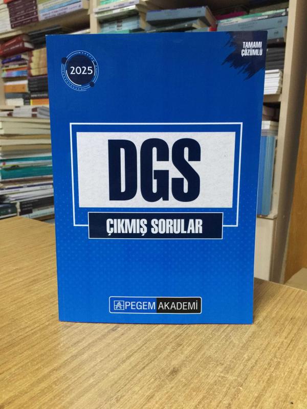 2025 DGS Çıkmış Sorular Tamamı Çözümlü Pegem Akademi Yayıncılık