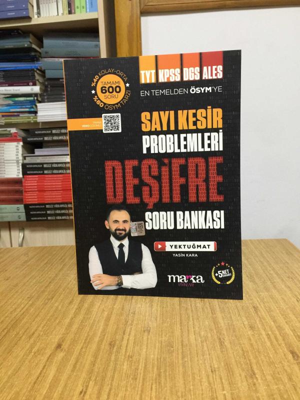 2025 En Temelden ÖSYM'ye Sayı Kesir Problemler Yektugmat Deşifre Soru Bankası Marka Yayınları
