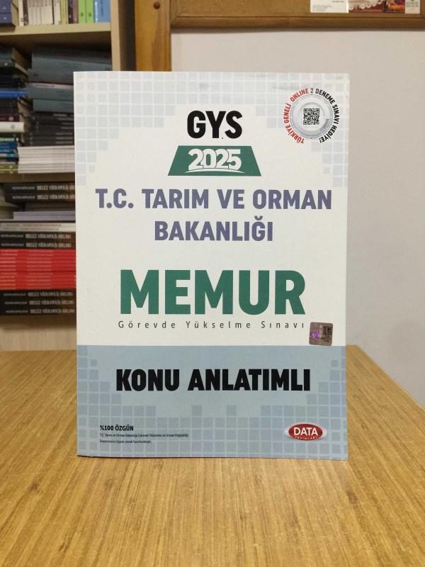 2025 GYS Tarım ve Orman Bakanlığı Memur Konu Anlatımı Data Yayınları