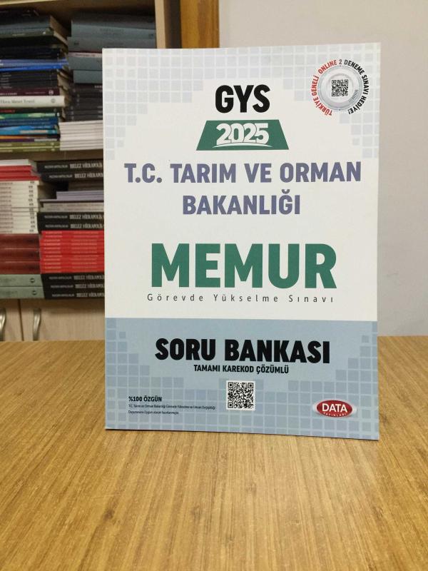 2025 GYS Tarım ve Orman Bakanlığı Memur Soru Bankası Data Yayınları