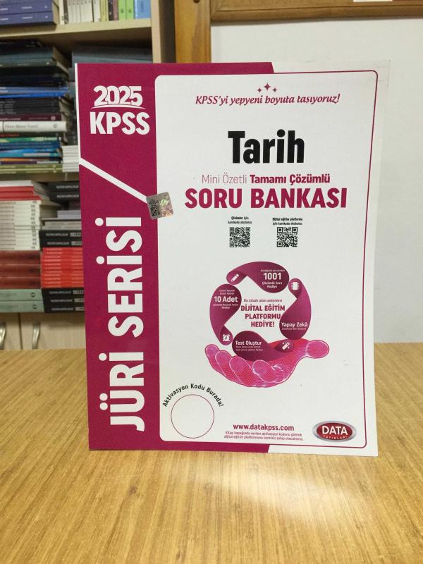 2025 KPSS Jüri Serisi Tarih Mini Özetli Tamamı Çözümlü Soru Bankası Data Yayınları