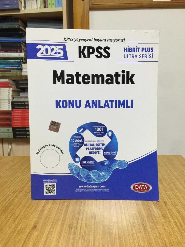 2025 KPSS Matematik Hibrit Plus Ultra Serisi Konu Anlatımlı Data Yayınları