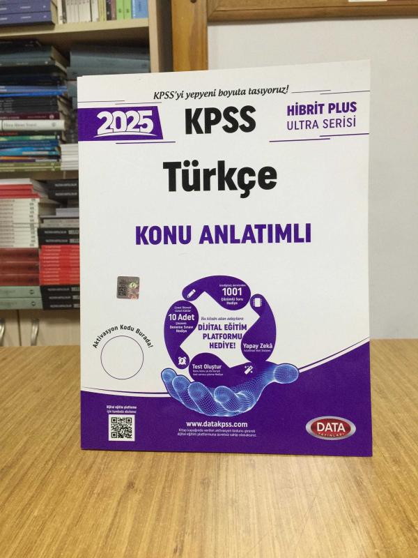 2025 KPSS Türkçe Hibrit Plus Ultra Serisi Konu Anlatımlı Data Yayınları