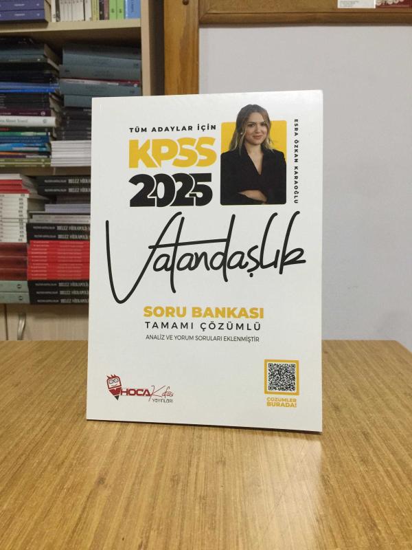 2025 KPSS Vatandaşlık Tamamı Çözümlü Soru Bankası Hoca Kafası Yayınları