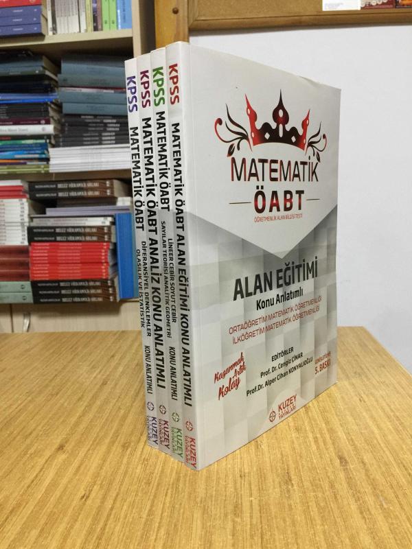 2025 Matematik ÖABT Konu Anlatımlı Set (4 KİTAP) / Kuzey Akademi Yayınları