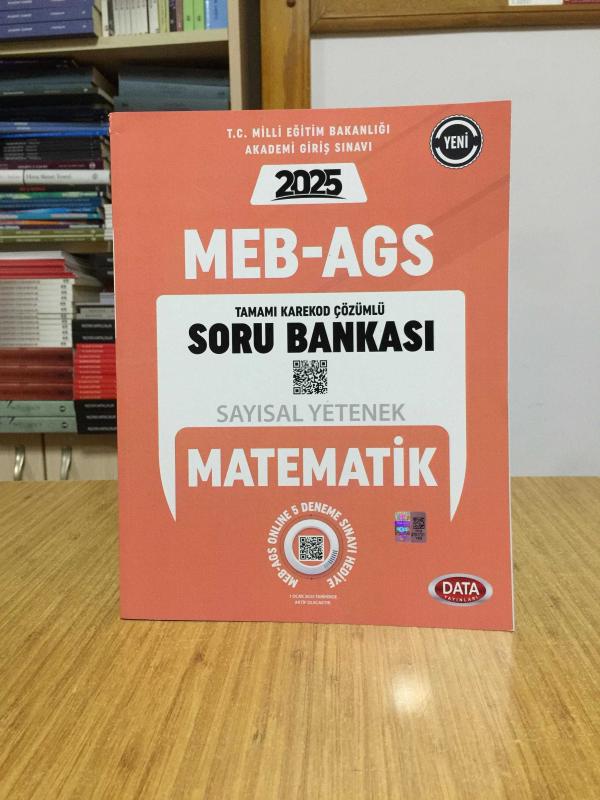 2025 MEB AGS Sayısal Yetenek Matematik Soru Bankası Çözümlü Data Yayınları