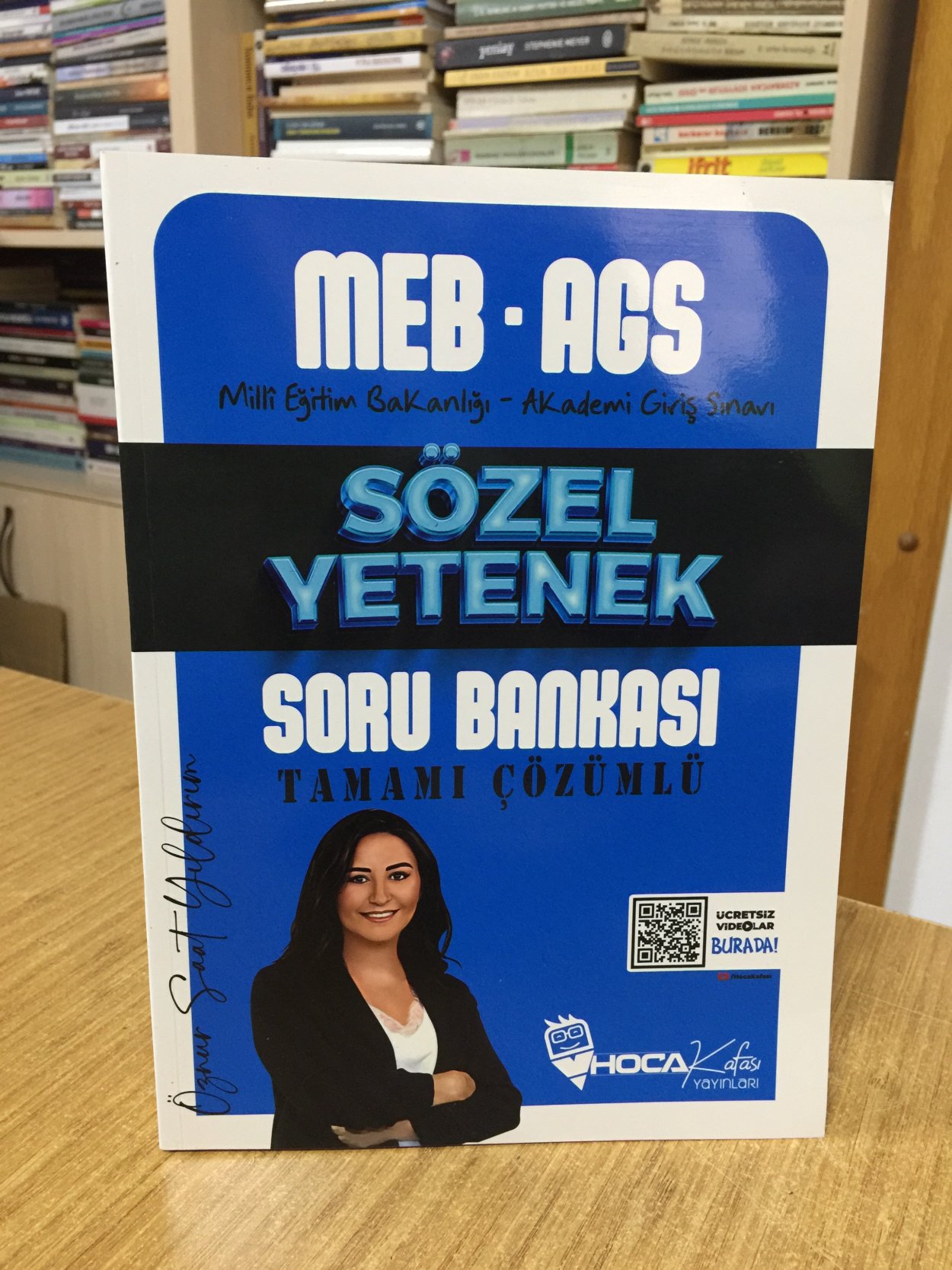 2025 MEB-AGS Sözel Yetenek Soru Bankası Çözümlü Hoca Kafası Yayınları