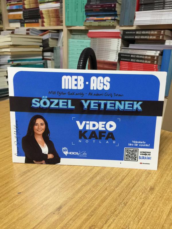 2025 MEB-AGS Sözel Yetenek Video Kafa Notlar Hoca Kafası Yayınları