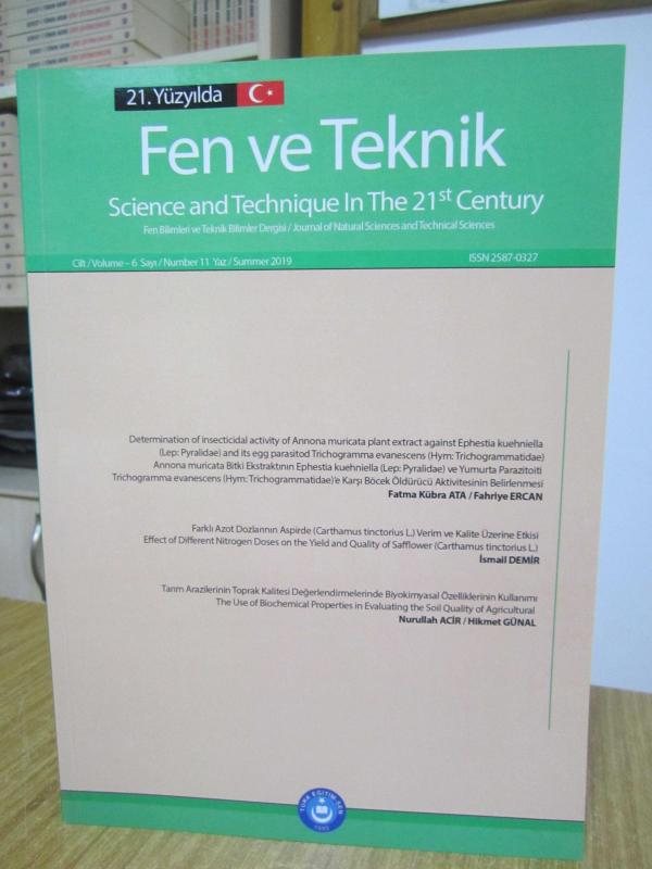 21. Yüzyılda Fen ve Teknik Fen Bilimleri ve Teknik Bilimler Dergisi - Cilt 6 Sayı 11 - Yaz 2019