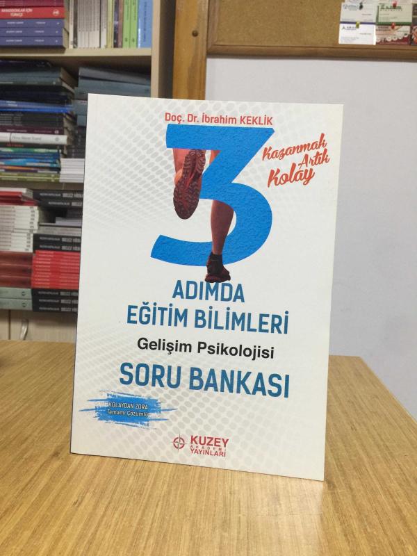 3 Adımda Eğitim Bilimleri Gelişim Psikolojisi Soru Bankası Kuzey Akademi Yayınları