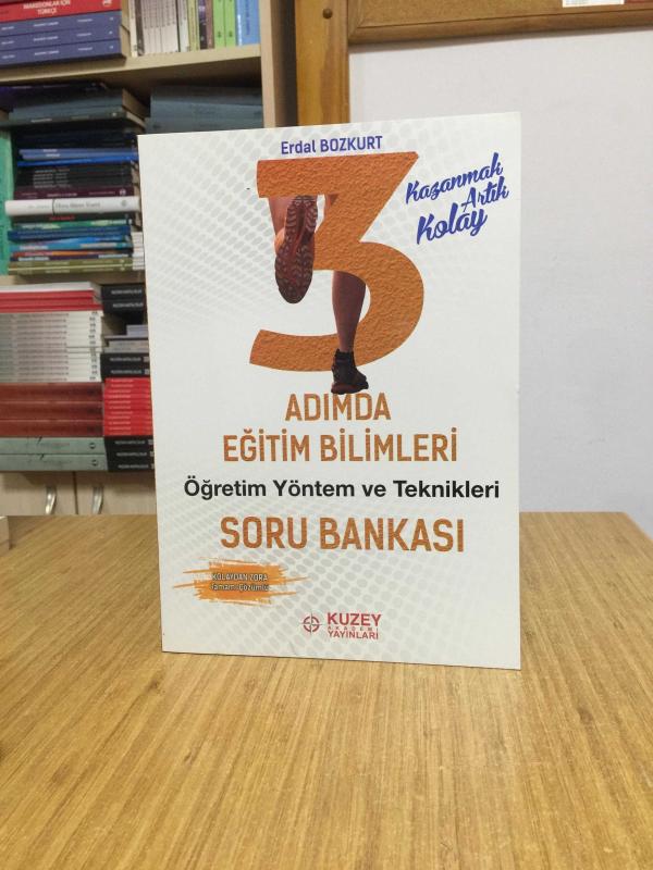 3 Adımda Eğitim Bilimleri Öğretim Yöntem ve Teknikleri Soru Bankası Kuzey Akademi Yayınları