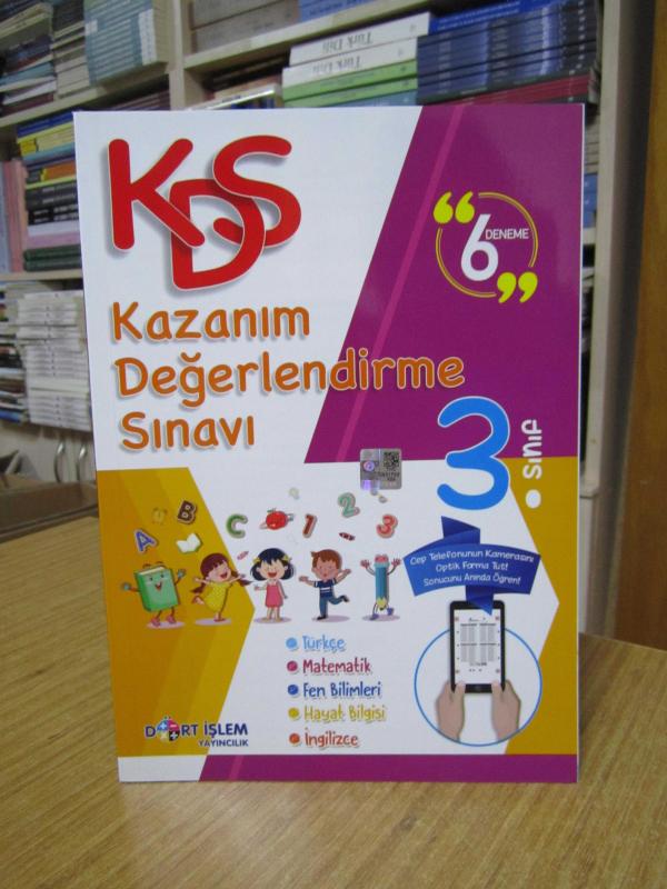 3. Sınıf KDS Kazanım Değerlendirme Sınavı Dört İşlem Yayıncılık