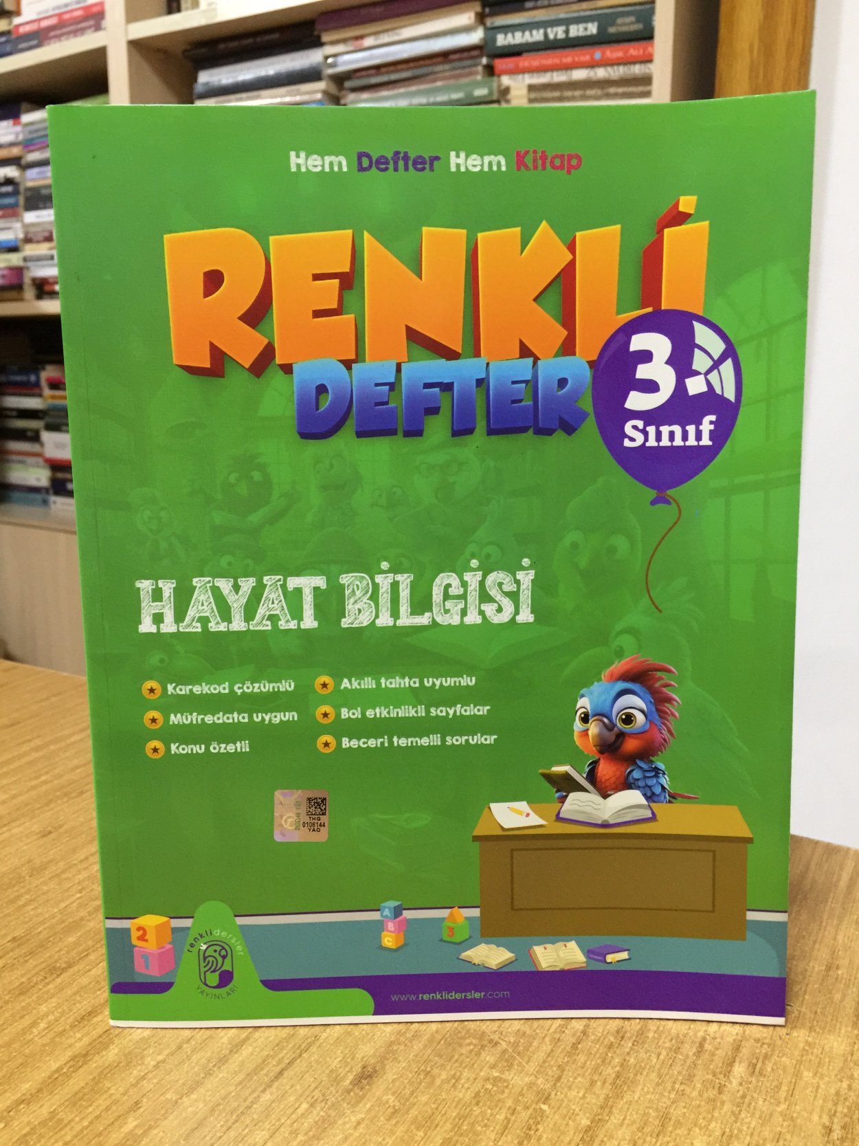 3. Sınıf RENKLİ DEFTER Hayat Bilgisi Renkli Dersler Yayınları