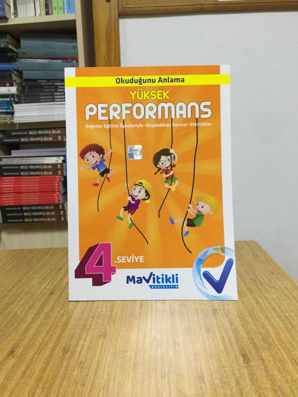 4.Seviye Okuduğunu Anlama Yüksek Performans Mavitikli Yayıncılık