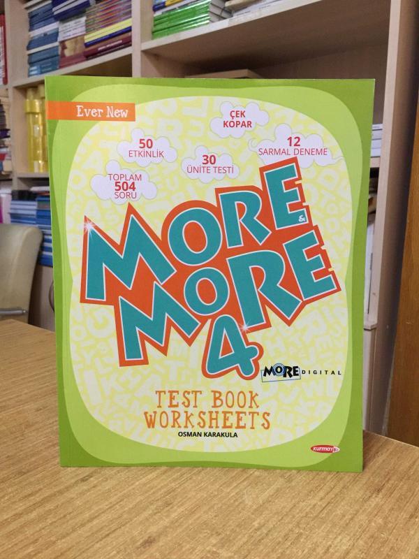 4. Sınıf More More Worksheets Test Book Kurmay ELT