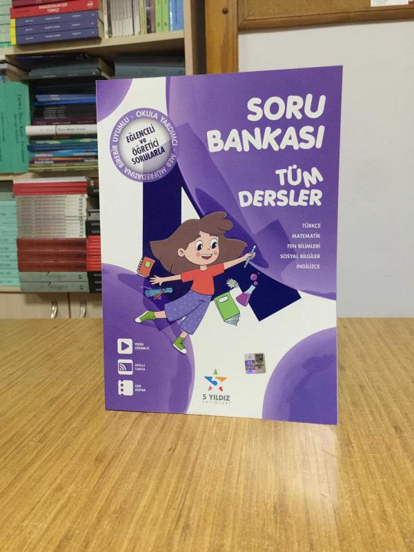 4.Sınıf Tüm Dersler Soru Bankası 5 Yıldız Yayınları