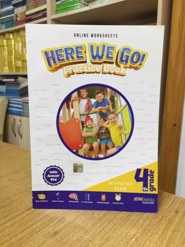 4th Grade Here We Go Practice Book Onburda Yayıncılık